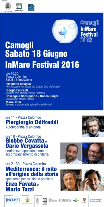 InMare Festival: Camogli, sabato 18 giugno 2016